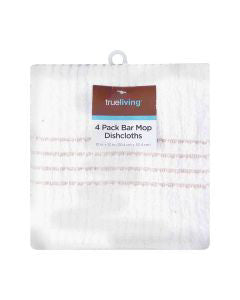 True Living Bar Mop Dishcloth, 4 ct