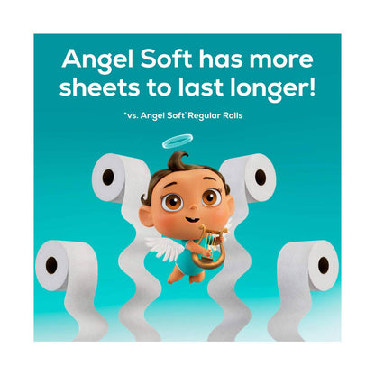 Angel Soft Toilet Paper Mega Rolls, 16 ct
