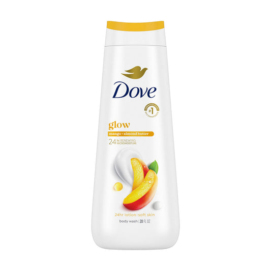 Dove Glow Mango & Almond Butter Body Wash 20 oz
