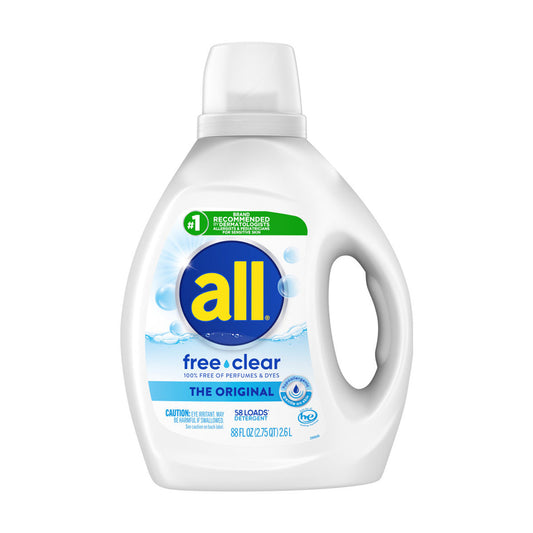 all Free Clear Liquid Laundry Detergent, 88 fl oz