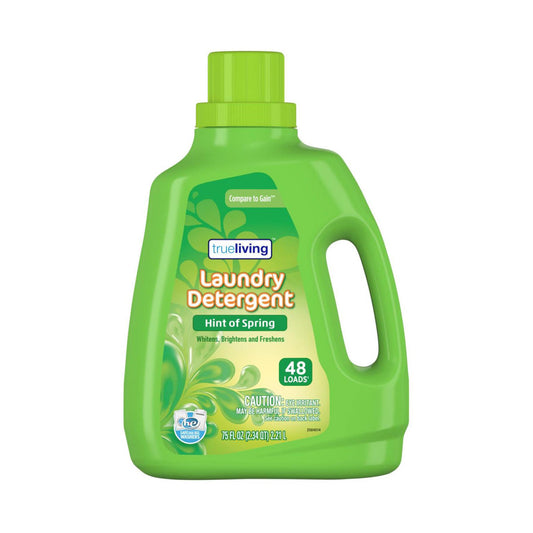 Trueliving Hint of Spring Liquid Laundry Detergent, 70 fl oz