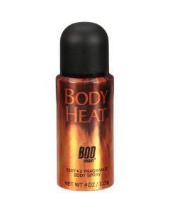 BOD Man Body Heat Sexy Fragrance Deodorant Body Spray, 4 oz