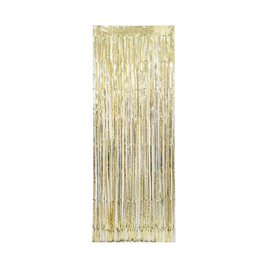 Gold Fringe Door Curtain