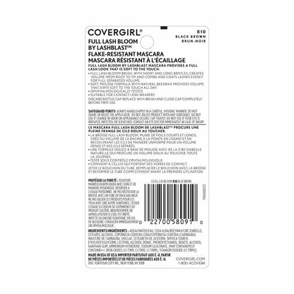 CoverGirl Lash Blast Volume Mascara, 810 Black Brown, 0.44 fl oz