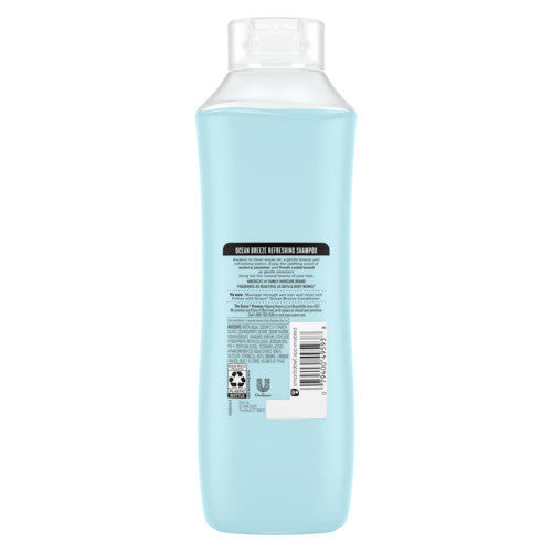Suave Essentials Ocean Breeze Refreshing Shampoo, 22.5 fl oz