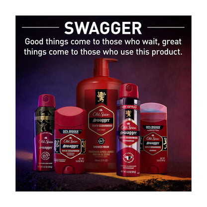 Old Spice Swagger Body Wash, Scent of Cedarwood, 27 fl oz