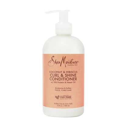 SheaMoisture Coconut & Hibiscus Curl & Shine Conditioner, 13 oz