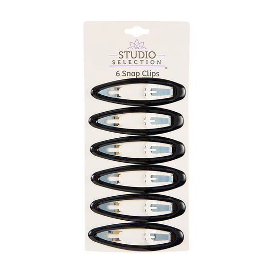 Studio Selection Large Oval Snap Clips, Assorted Colors, 6 ct