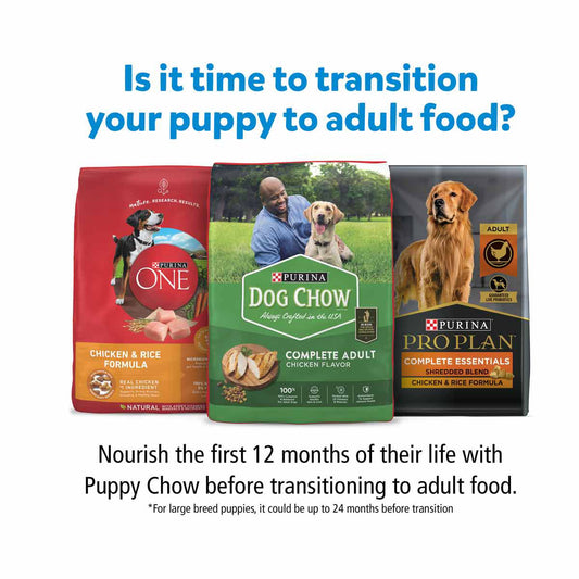 Purina Puppy Chow High Protein Dry Puppy Food, Complete With Real Chicken, 15 lbs