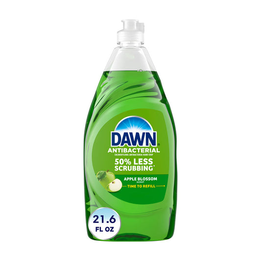 Dawn Ultra Anti-Bacterial Hand Soap, Apple Blossom, 21.6 Fl Oz