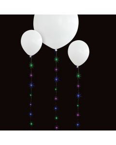321 Party! Multicolor LED Balloon Tails, 3 ct