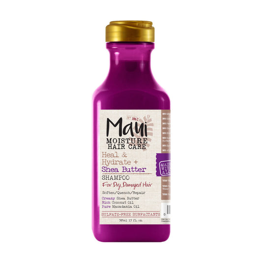 Maui Moisture Hair Care Heal & Hydrate + Shea Butter Shampoo, 13 fl oz