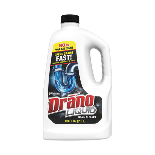 Drano Liquid Drain Cleaner, 80 oz