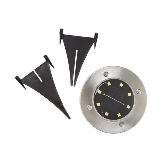 Outdoor Solar Powered Pathway Ground Light, 1 ct