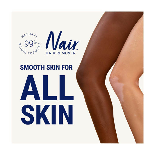 Nair Sensitive Hair Remover Wax Ready Strips, Legs and Body Hair Removal Wax Strips, 40 Count
