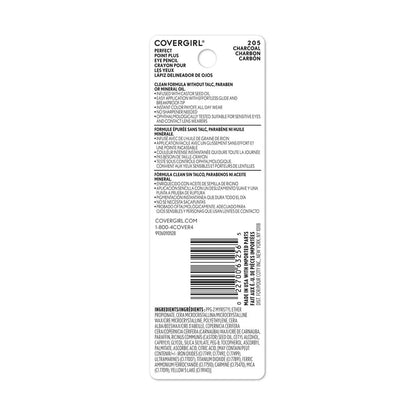 CoverGirl Perfect Point Plus Eye Pencil, 205 Charcoal, 0.008 oz