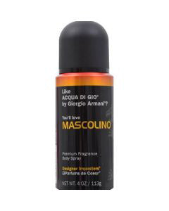 Designer Imposters Body Spray, Mascolino - 4 oz