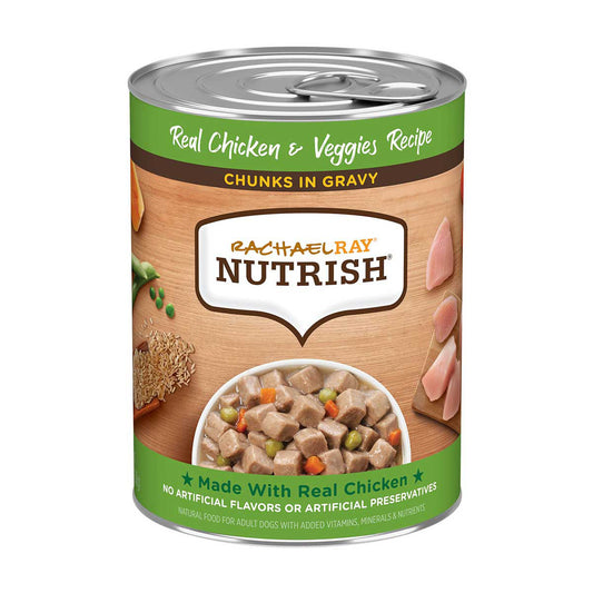 Rachael Ray Nutrish Wet Dog Food - Real Chicken & Veggies Recipe, 13 oz