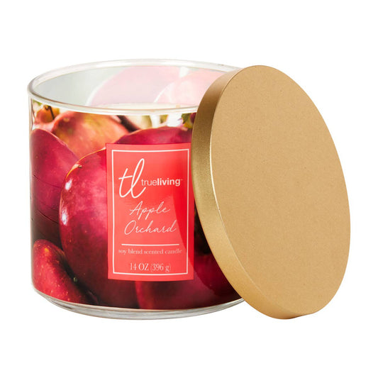 True Living Vanilla Honey Candle, 14 oz